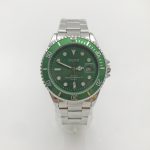 Green Big Dial Men's Business Watch Steel Belt Calendar Men's Watch SENO-90007