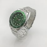 Green Big Dial Men's Business Watch Steel Belt Calendar Men's Watch SENO-90007 - Image 2