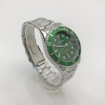 Green Big Dial Men's Business Watch Steel Belt Calendar Men's Watch SENO-90007 - Image 3