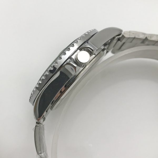 Green Big Dial Men's Business Watch Steel Belt Calendar Men's Watch SENO-90007 - Image 4