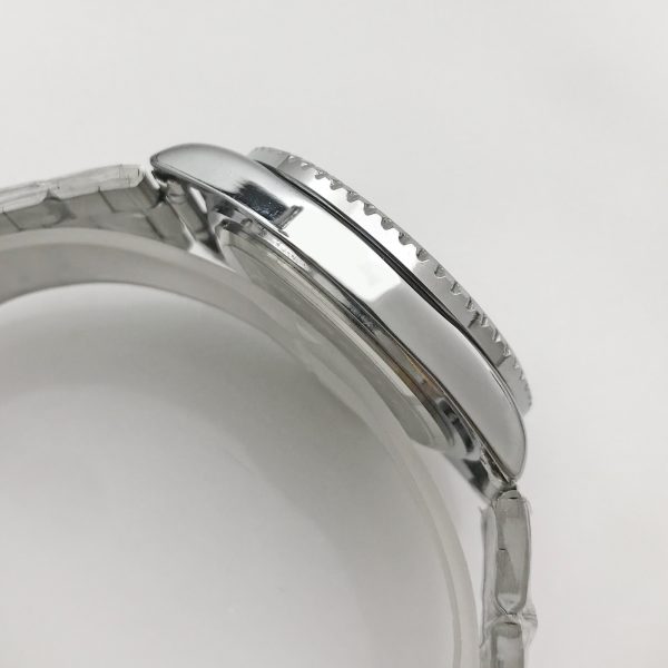 Green Big Dial Men's Business Watch Steel Belt Calendar Men's Watch SENO-90007 - Image 5