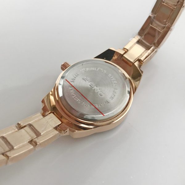 Sparkling Crystal Fashion Watch Rose Gold SENO-90008 - Image 7