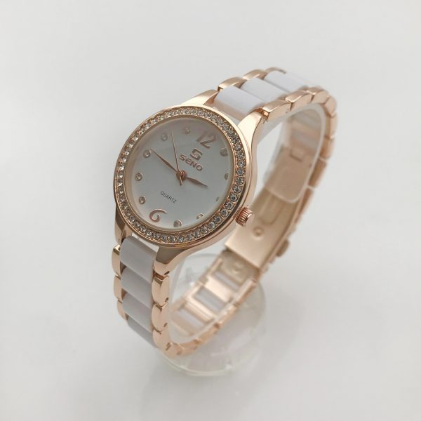 Fashion Ladies Diamond Set English Watch SENO-90011 - Image 2