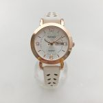 Ladies White Dial Calfskin Leather Watch SENO-90020