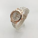 Ladies White Dial Calfskin Leather Watch SENO-90020 - Image 2