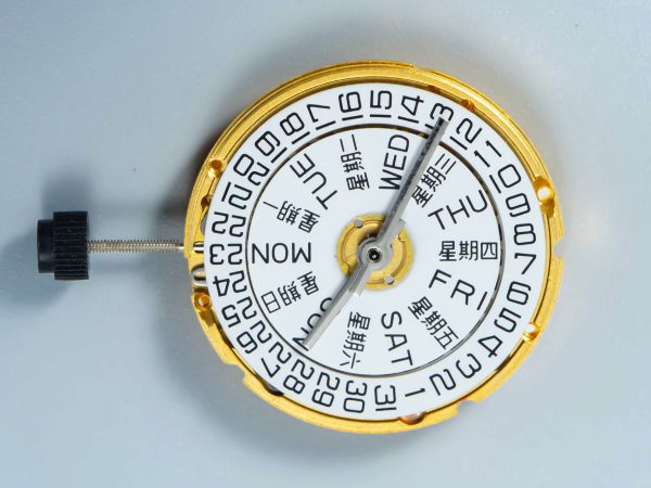 2836 Gold Plated Week Caledar Watch Movement-6 - Image 7