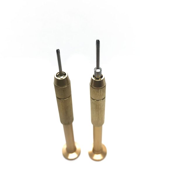 Mobile phone repair tools, one-word Phillips screwdriver, power distribution bit, brass material - Image 2