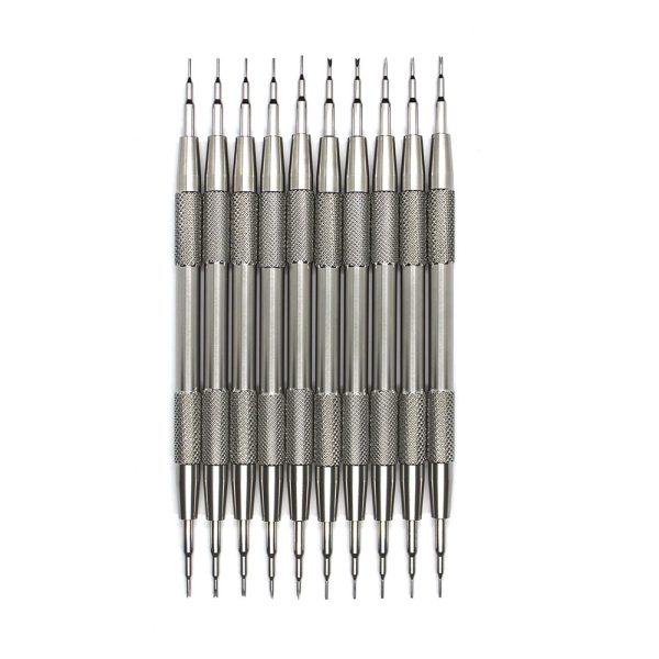 Clock tools, watch strap removal and installation tools, double-ended ear punch, needle punch, watch repair - Image 2