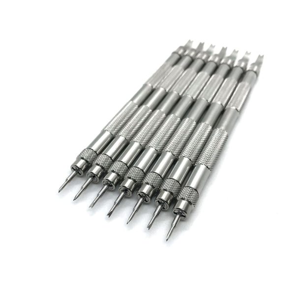 Multifunctional double-headed earring batch clock repair tool for assembling and disassembling watch straps and replaceable bits - Image 5