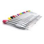 Watch repair tools large body screwdriver clock repair screwdriver plastic round head aluminum alloy handle - Image 13