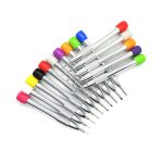 Watch repair tools large body screwdriver clock repair screwdriver plastic round head aluminum alloy handle - Image 14